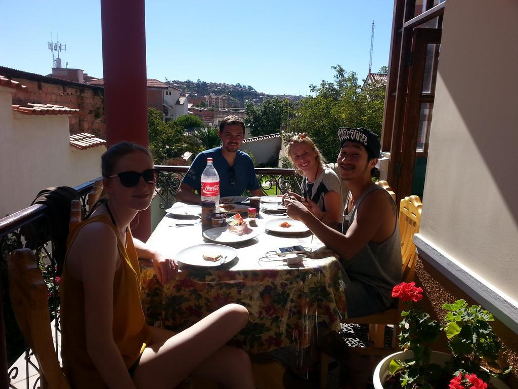 Villa Oropeza Hostel Sucre Dış mekan fotoğraf